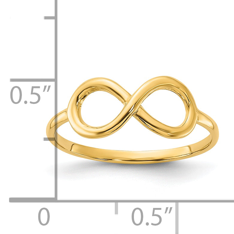 14k Polished Infinity Ring