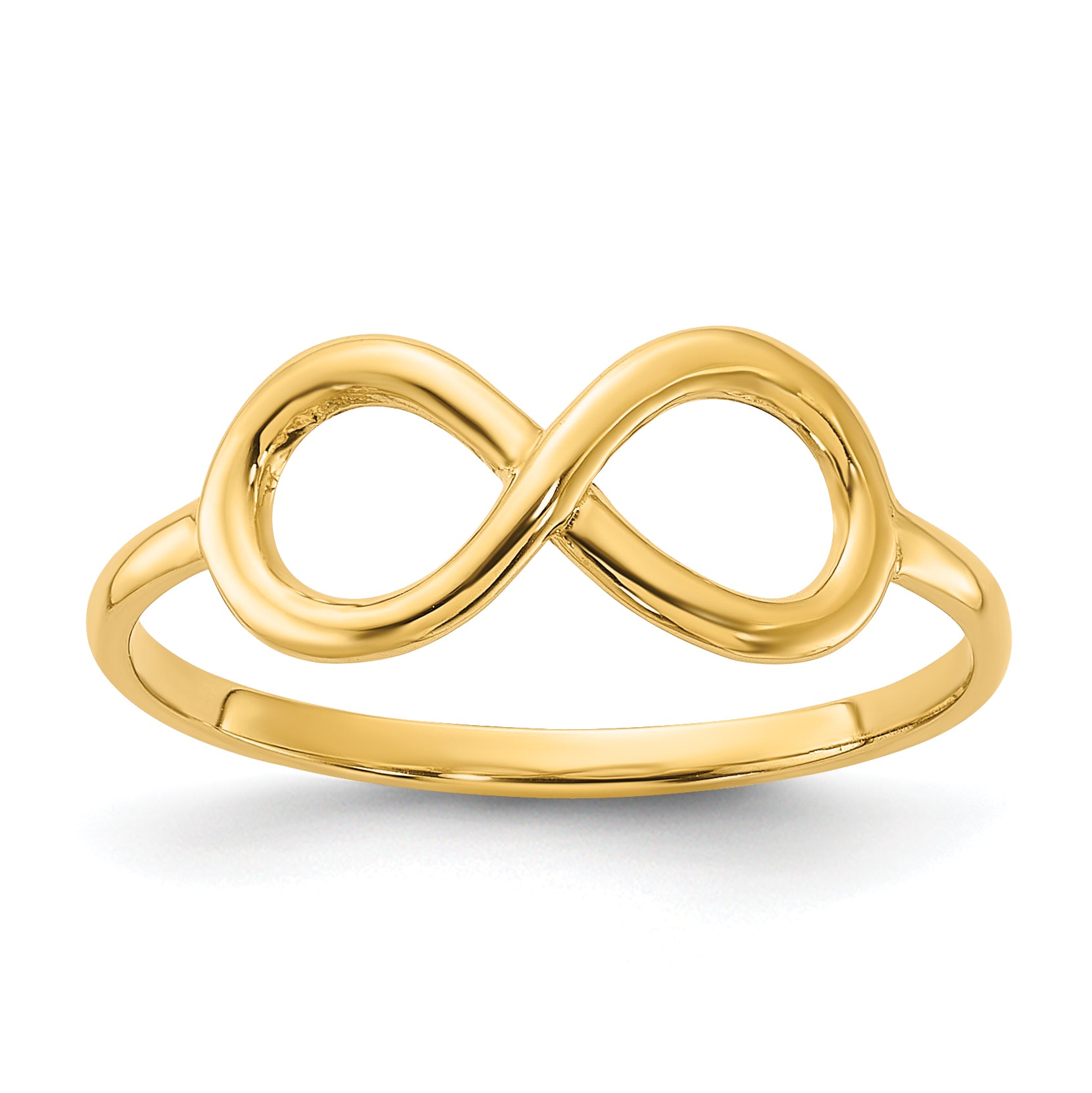 14k Polished Infinity Ring