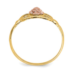 14K Two-Tone Polished Ring