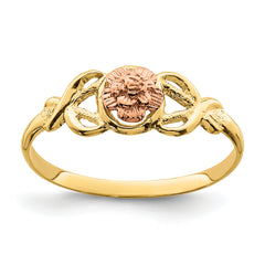 14K Two-Tone Polished Ring