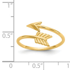 14K Polished Arrow Ring