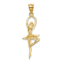 14k Polished Large Ballerina Pendant