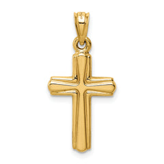 14K Reversible Crucifix Pendant