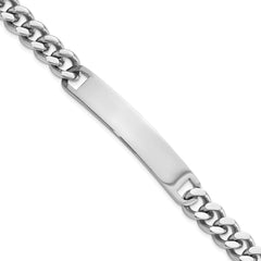 Kelly Waters Stainless Steel Polished 8.25 inch Engravable ID Bracelet