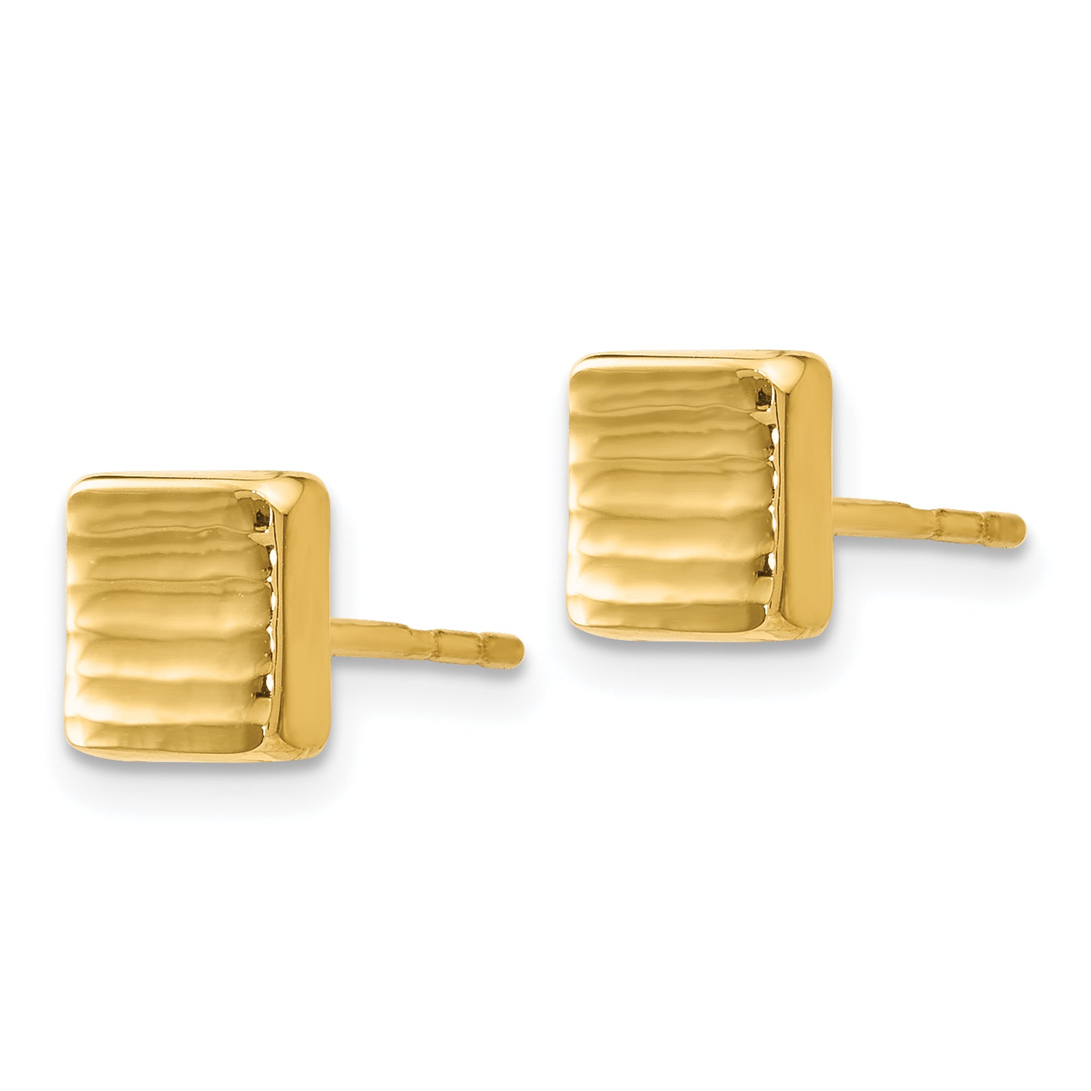 14K Gold Post Earrings