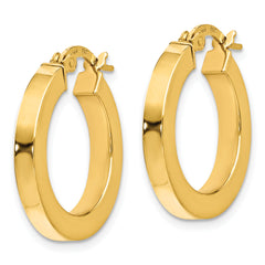 14K Polished Earrings