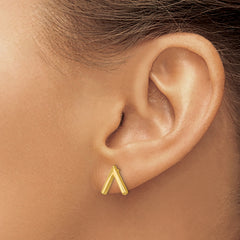 14K Polished Stud Earrings