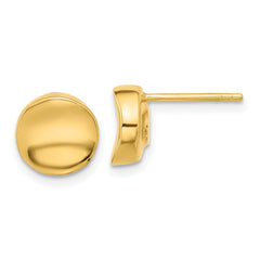 14K Polished Post Earrings