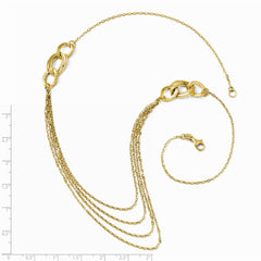 Leslie's 14K Four Layer Rope Chain Necklace