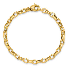 14K Polished Fancy Link Bracelet