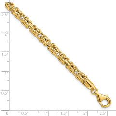 14K Polished Fancy Link Bracelet