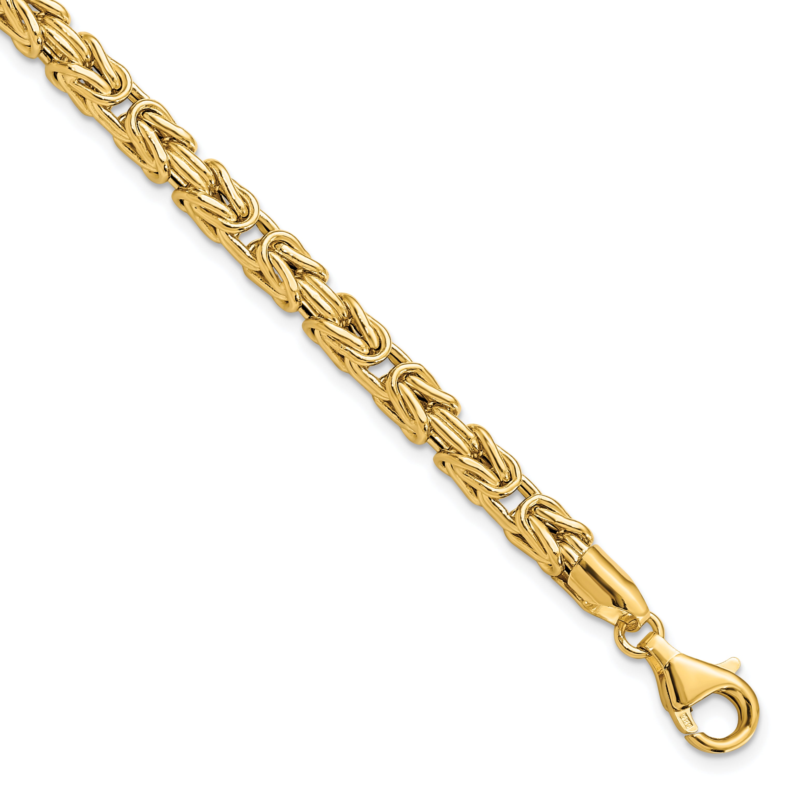 14K Polished Fancy Link Bracelet