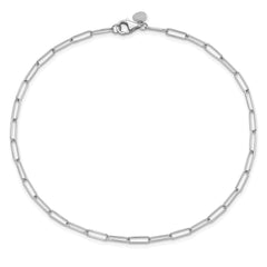 14K White Gold Polished Fancy Link Bracelet