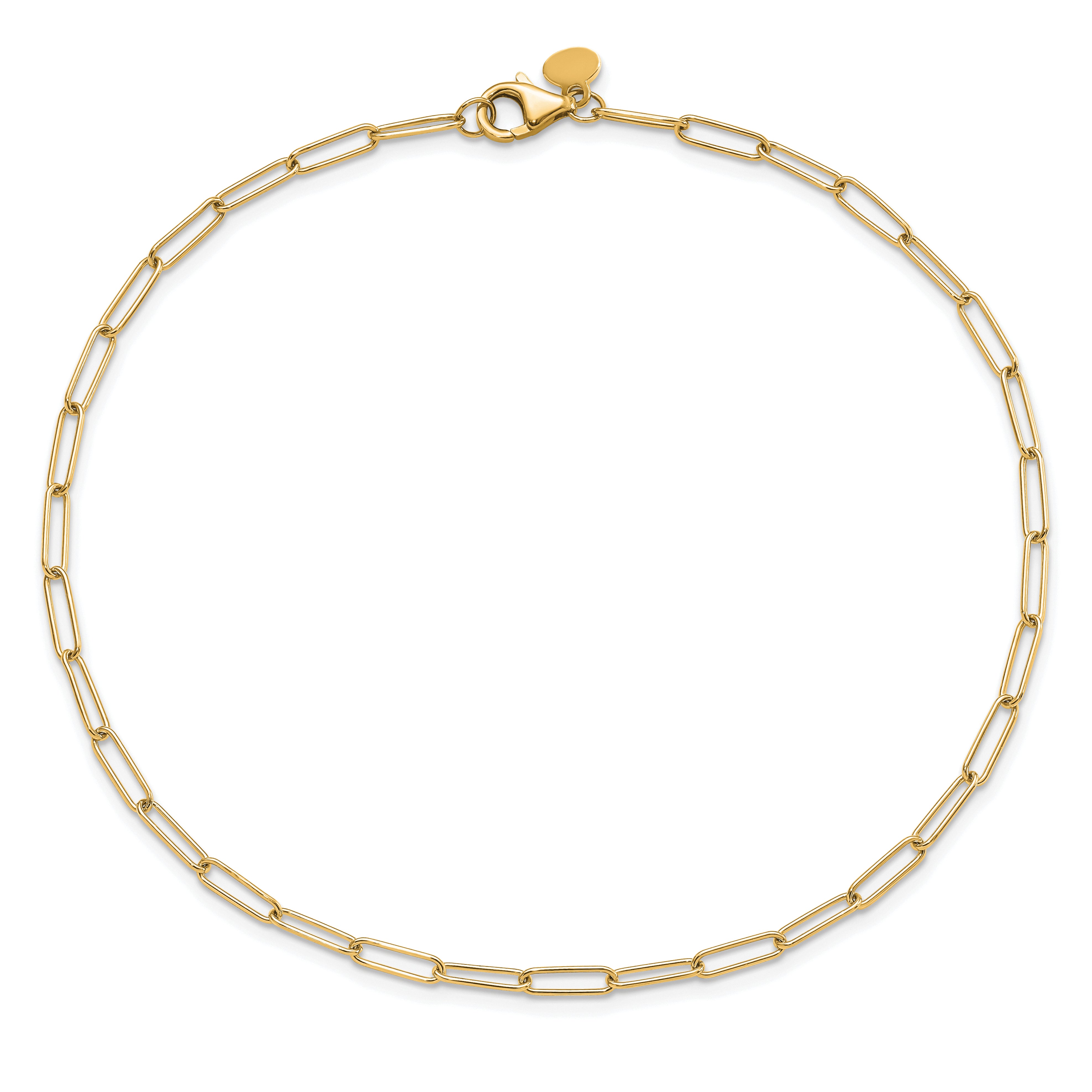 14K Polished Fancy Link Bracelet