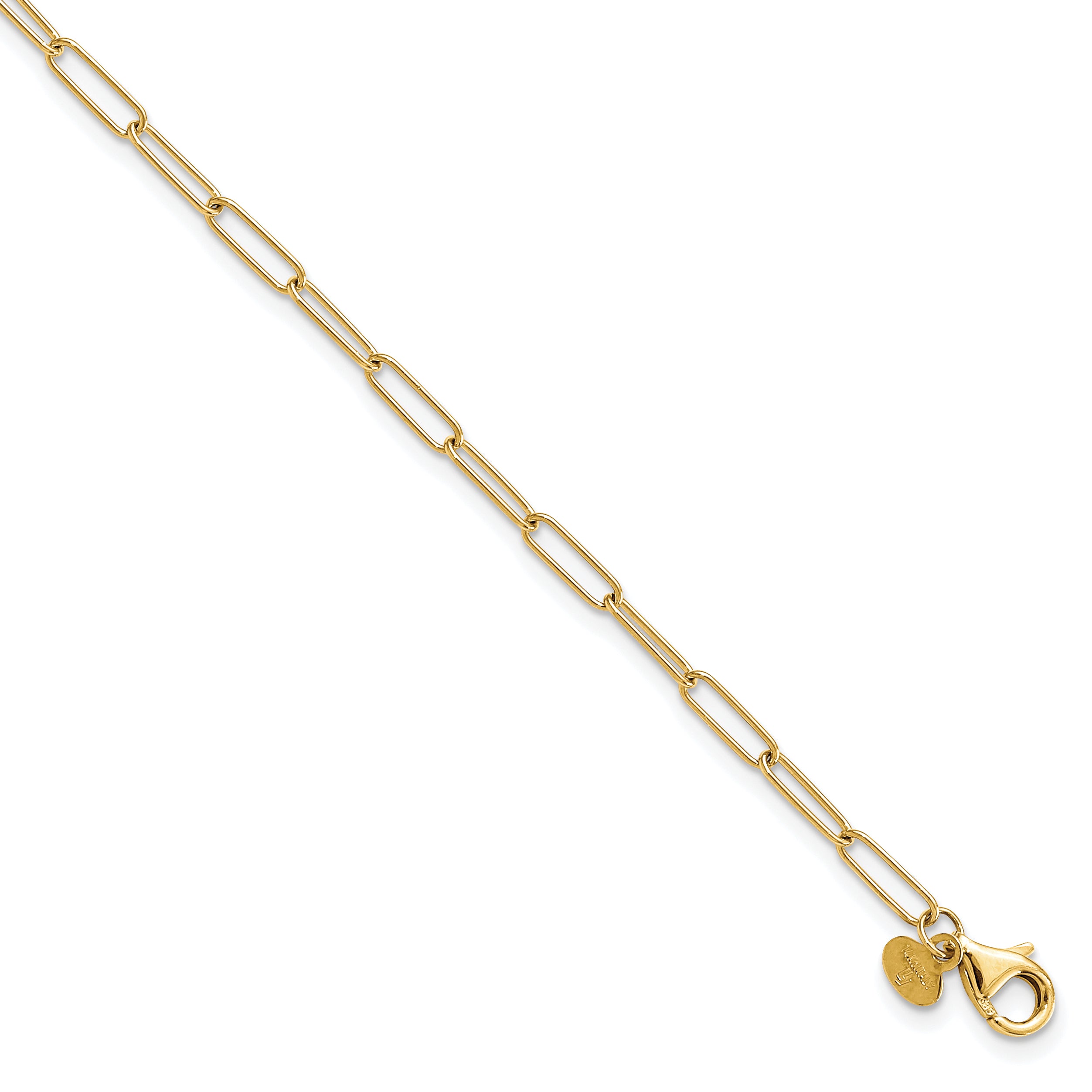 14K Polished Fancy Link Bracelet