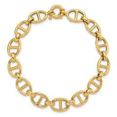 14K Polished Fancy Link Bracelet