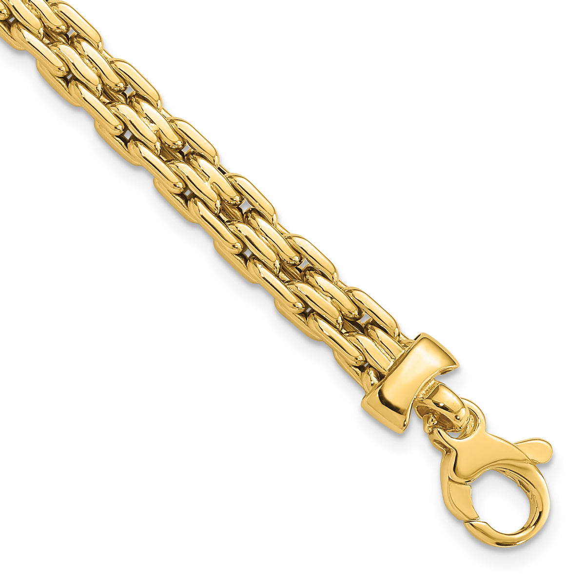 14K Polished Fancy Link Bracelet