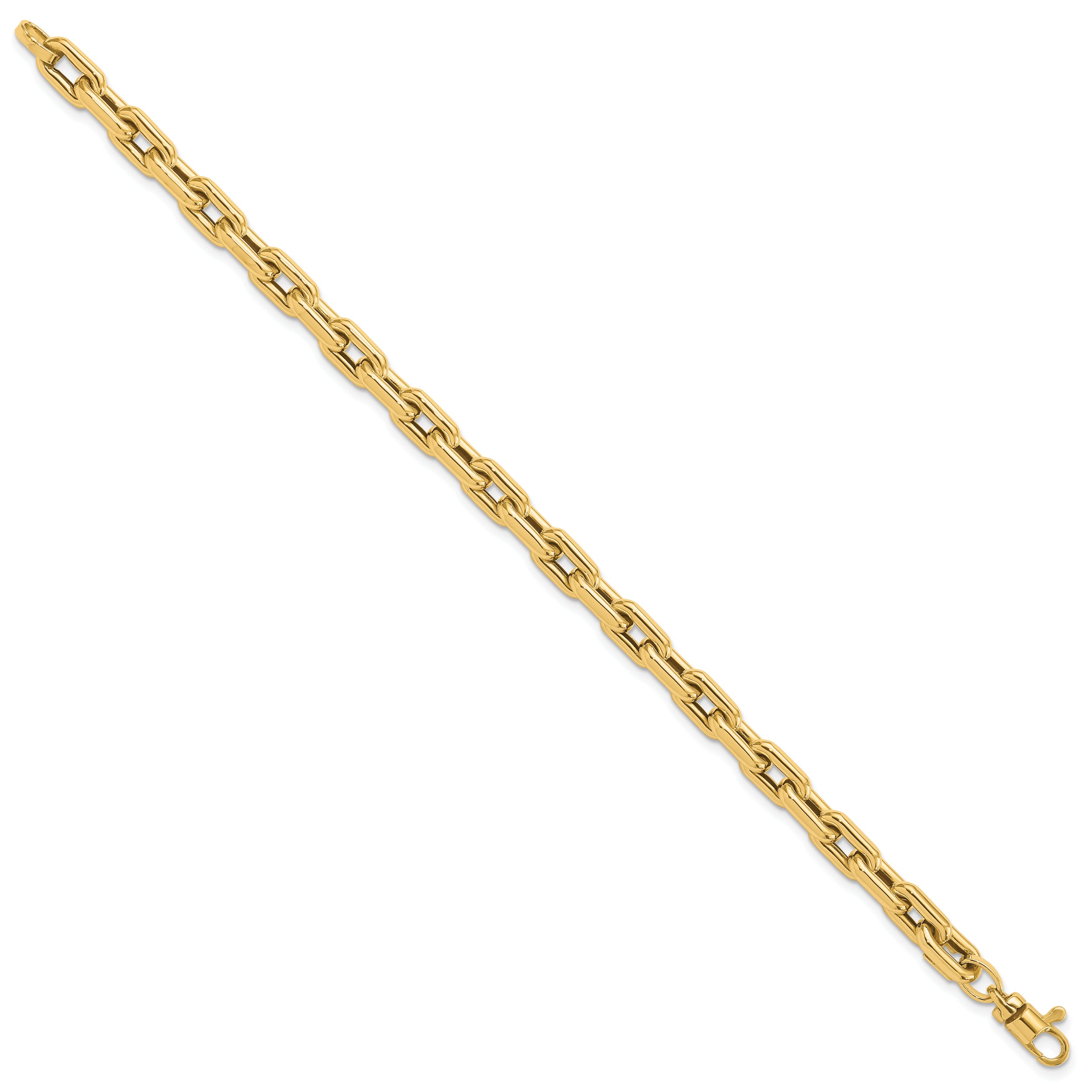 14K Polished Fancy Link Bracelet