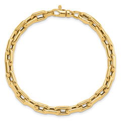 14K Polished Fancy Link Bracelet