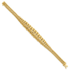 14K Polished Fancy Link Bracelet