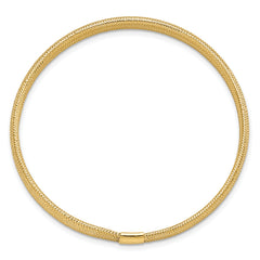 14K Polished Stretch Bracelet