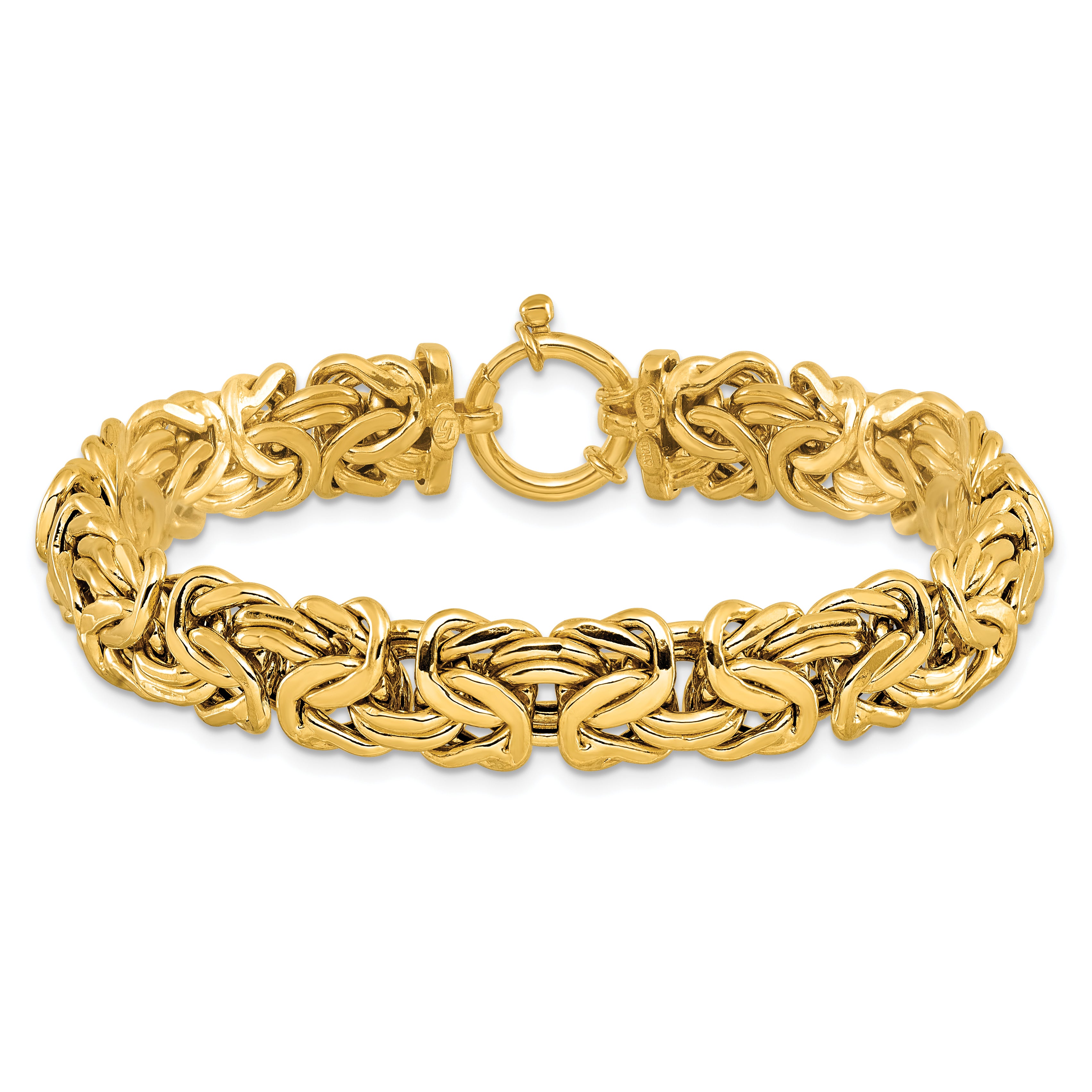 14K Polished Fancy Link Bracelet