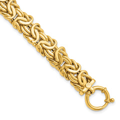 14K Polished Fancy Link Bracelet