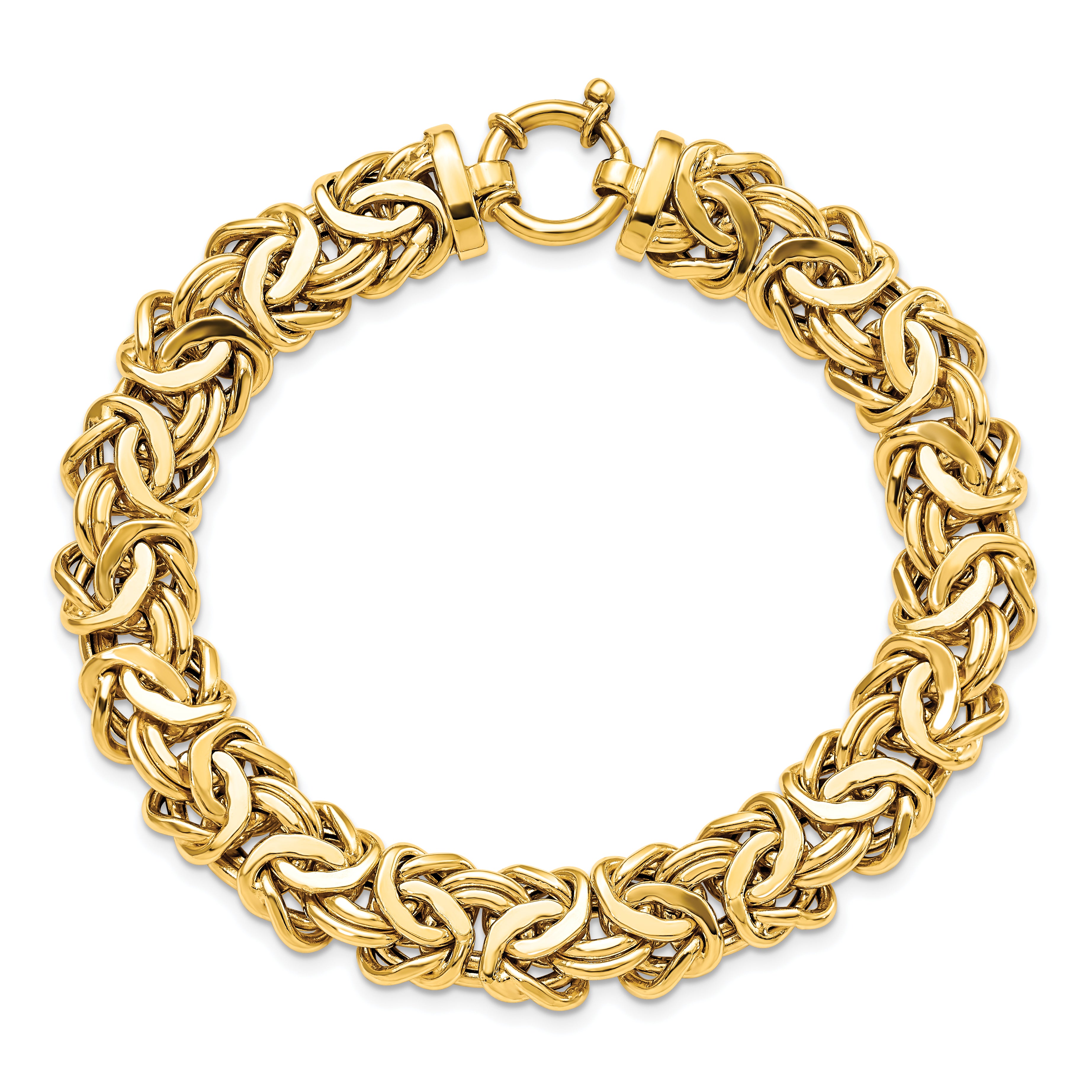 14K Polished Fancy Link Bracelet