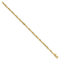 14K Polished Fancy Link Bracelet