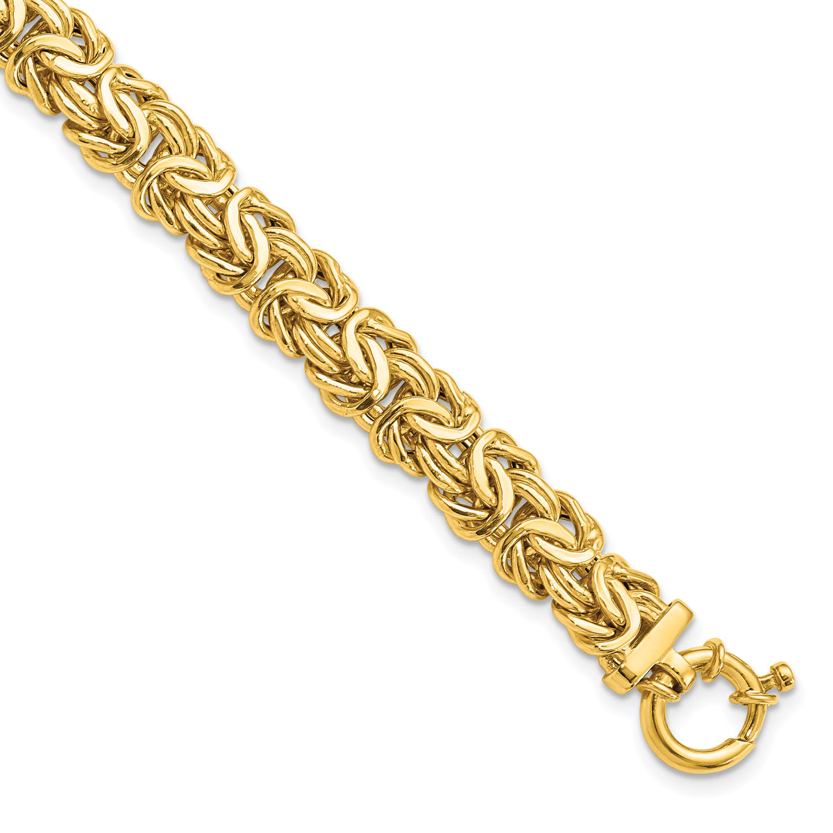 14K Polished Fancy Link Bracelet