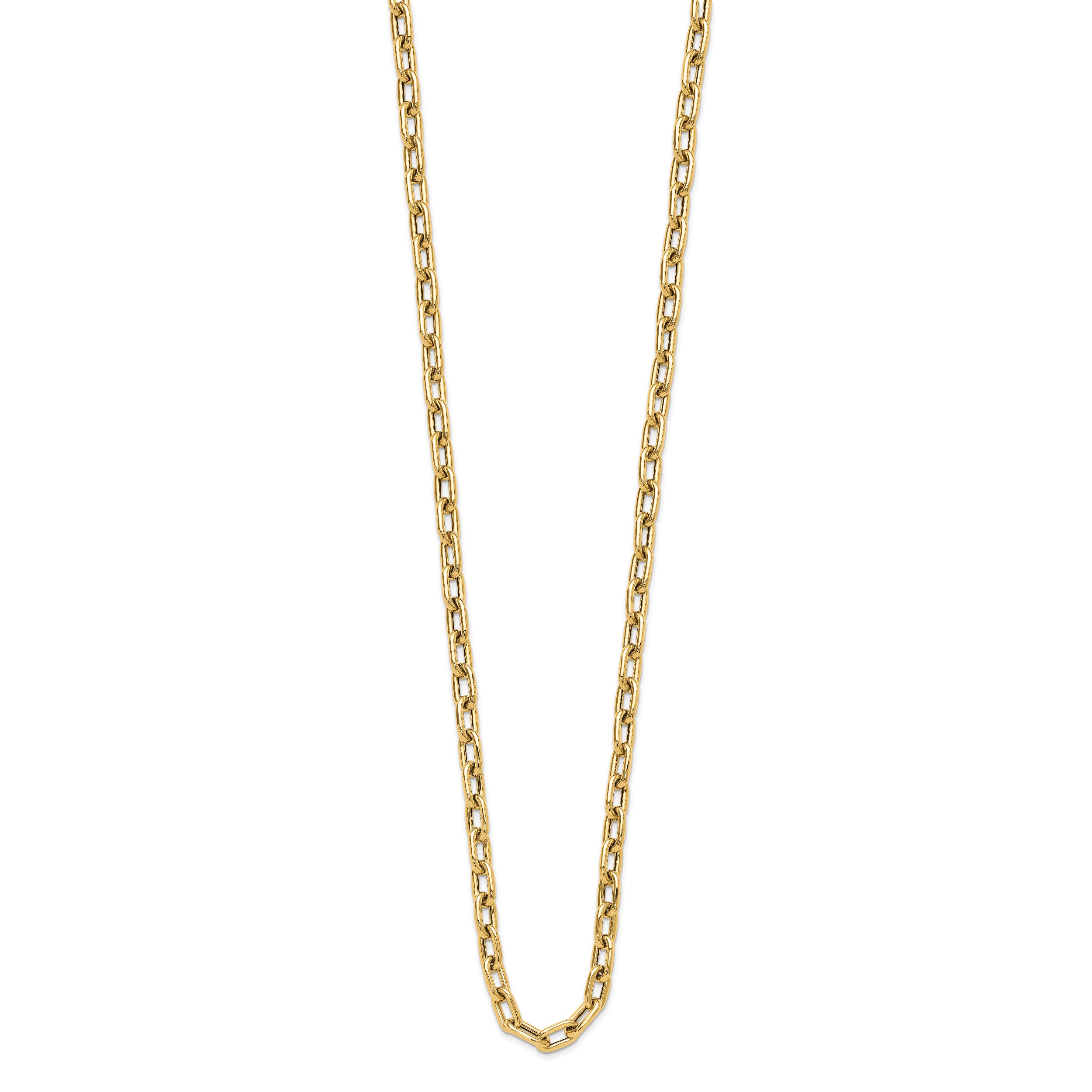 14K Polished Fancy Toggle Link Necklace