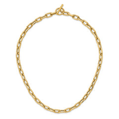 14K Polished Fancy Toggle Link Necklace