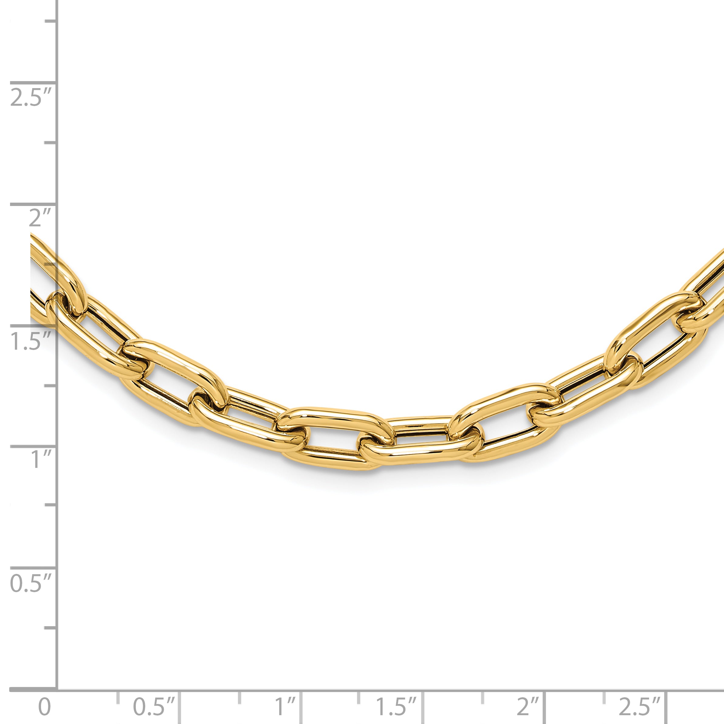 14K Polished Fancy Toggle Link Necklace