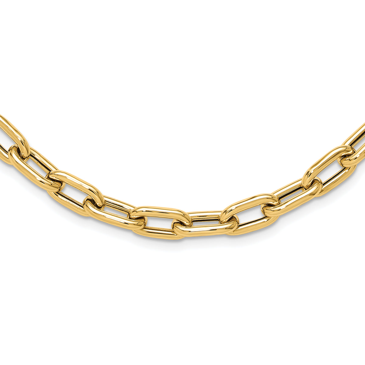 14K Polished Fancy Toggle Link Necklace