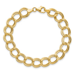 14K Polished Fancy Link Bracelet