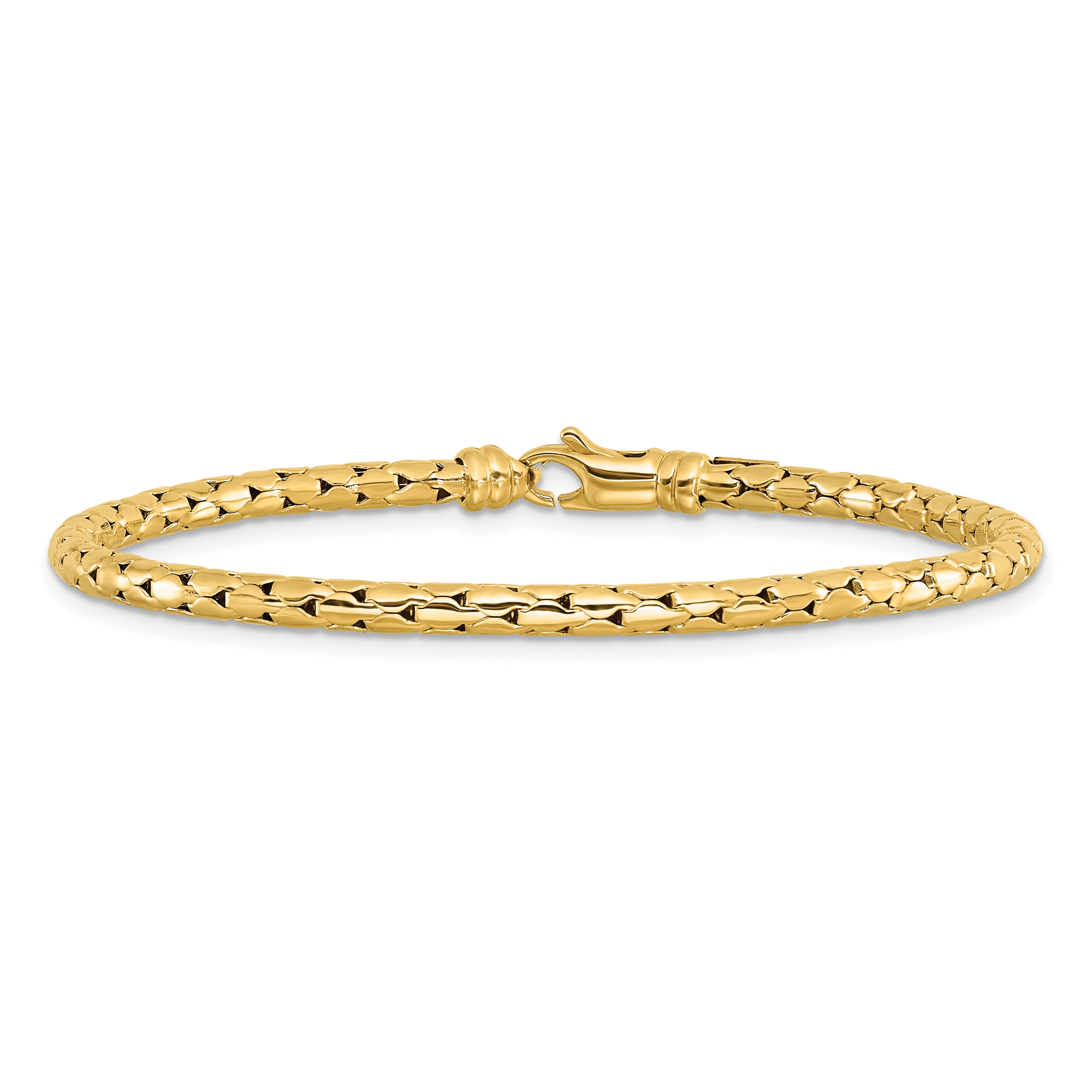 14K Polished Fancy Bracelet