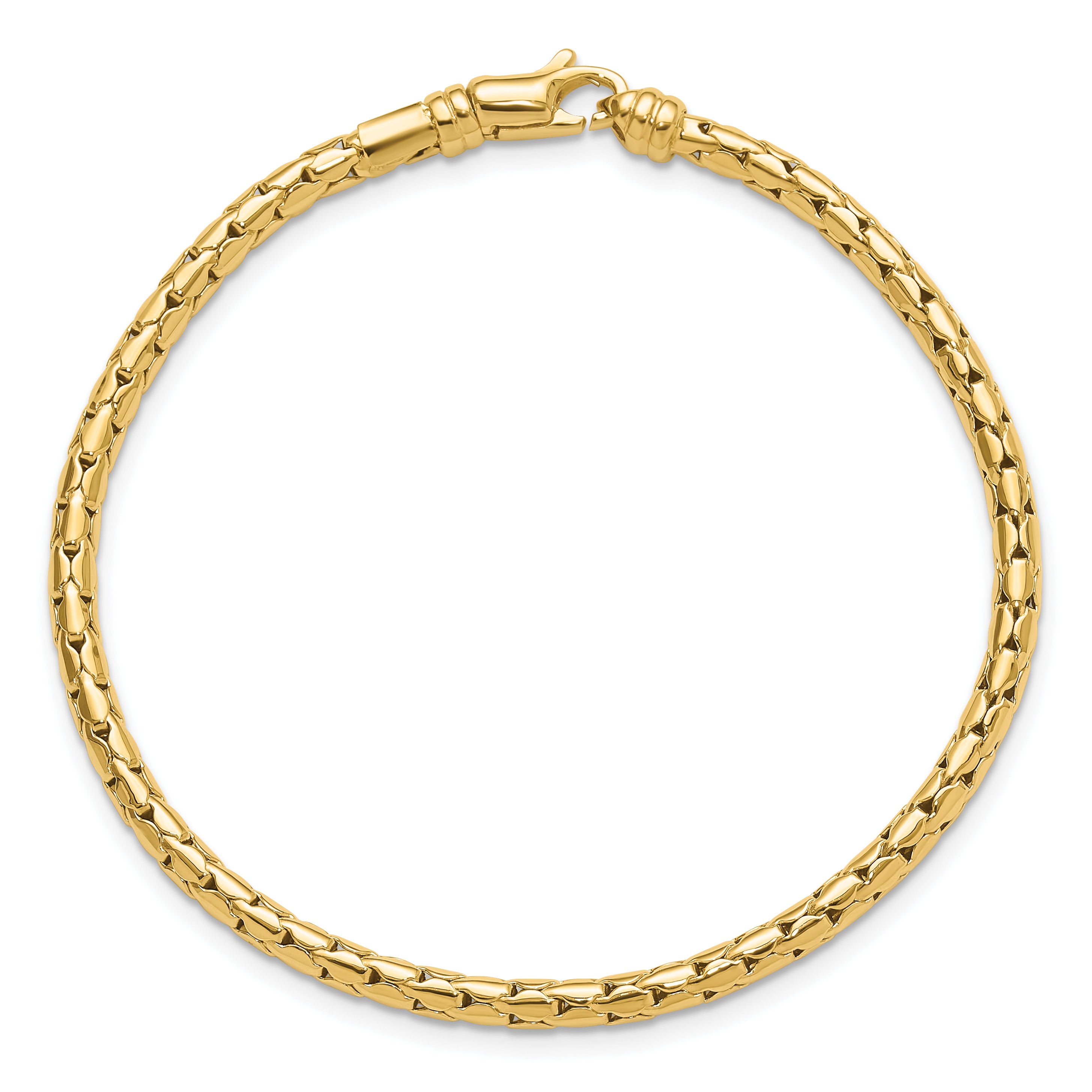 14K Polished Fancy Bracelet