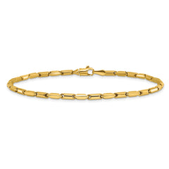 14K Polished Fancy Link Bracelet