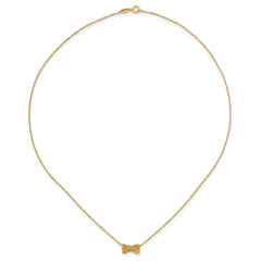 14K Polished Fancy Necklace