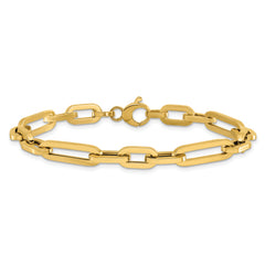 14K Polished Fancy Link Bracelet