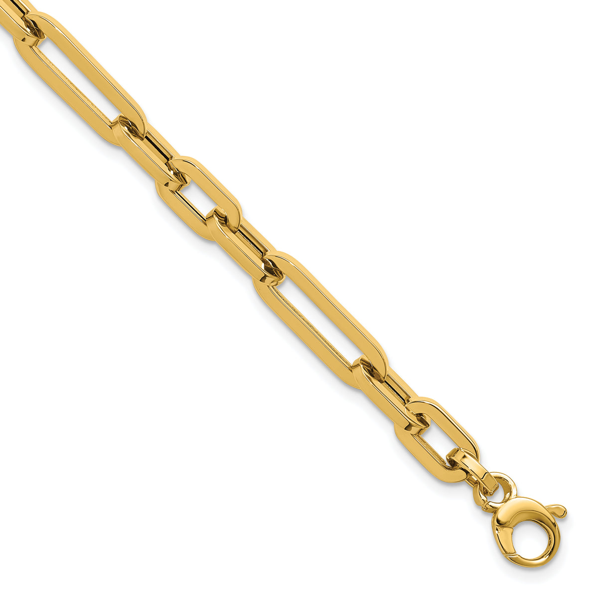 14K Polished Fancy Link Bracelet