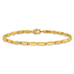 14K Polished Fancy Link Bracelet