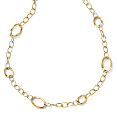 Leslie's 14K Polished Fancy Link w/ 2in ext Necklace