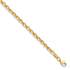 14K Polished Link Bracelet