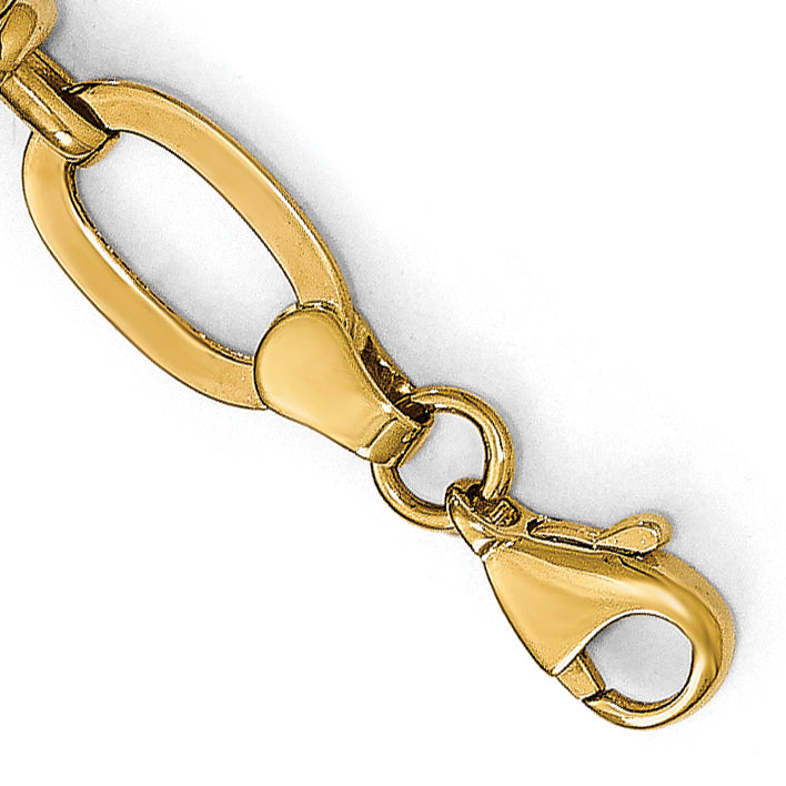 14K Polished Fancy Link Bracelet