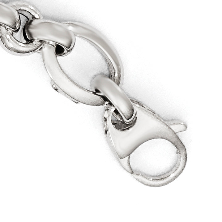 14K White Gold Polished Bracelet