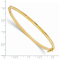 14K Polished Hinged Bangle