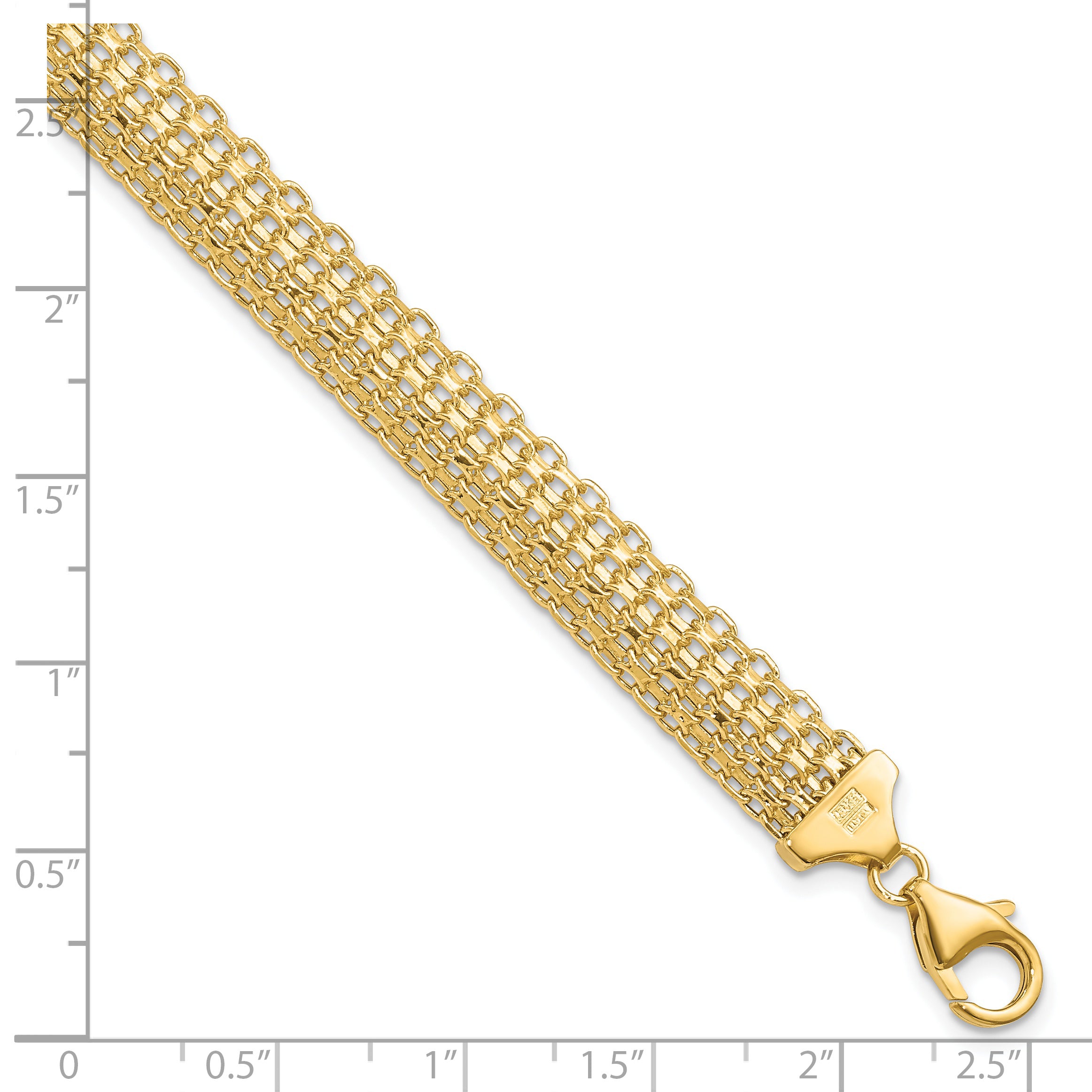 14K Polished Bracelet