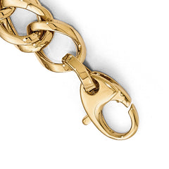 14K Polished Link Bracelet