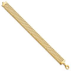 14K Fancy Stretch Bracelet